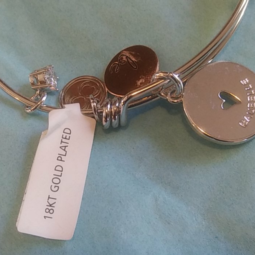 18kt Gold Plate Charm Bracelet
